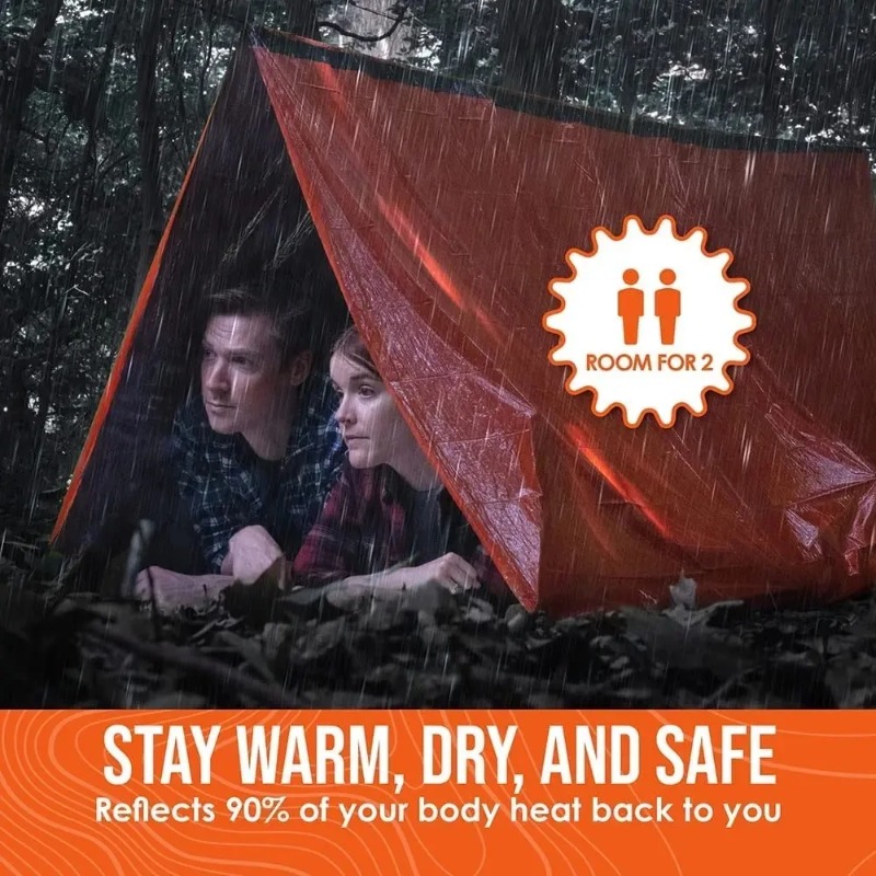 2 Person Emergency Shelter Sur - đánh giá và giá Emergency Mylar Tent