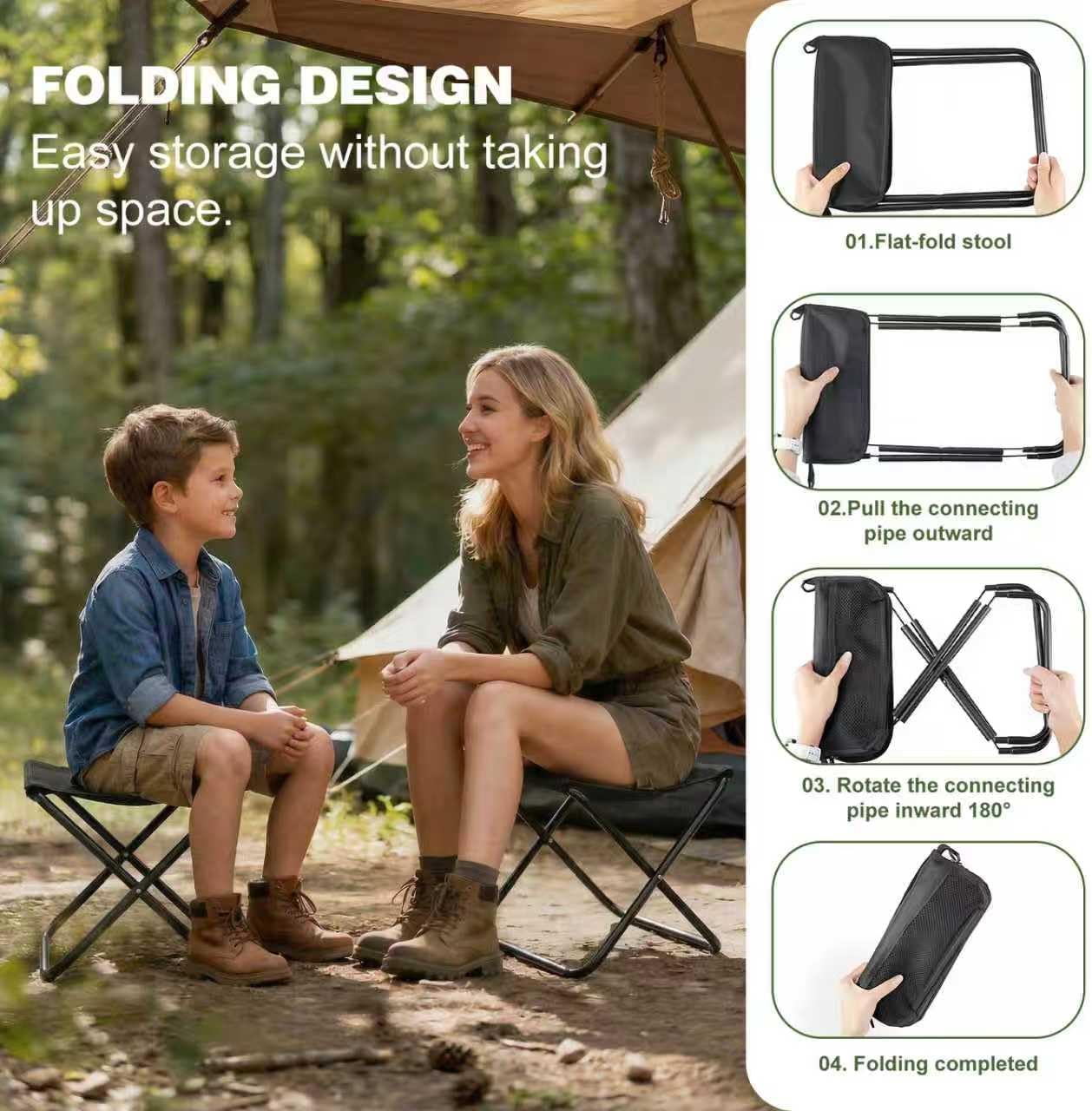 GMOX Camping Stool Portable Ch - đánh giá và giá Fishing Kit Compact