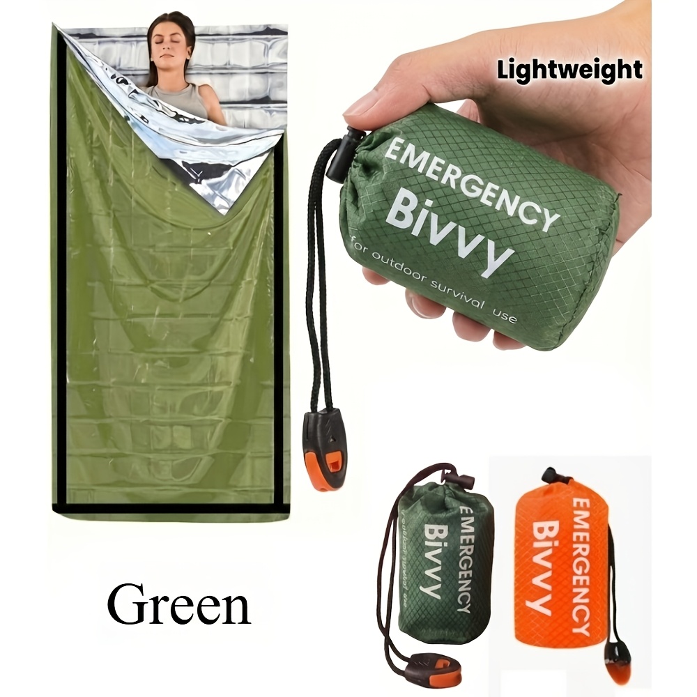 3Pcs Emergency Sleeping Bag Ki - đánh giá và giá Bivy Bag Emergency
