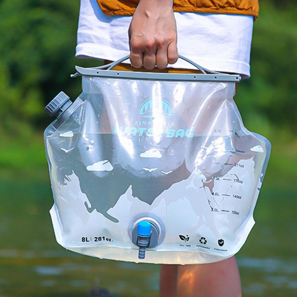8L Large Capacity Outdoor Fold - đánh giá và giá Water Bag Collapsible