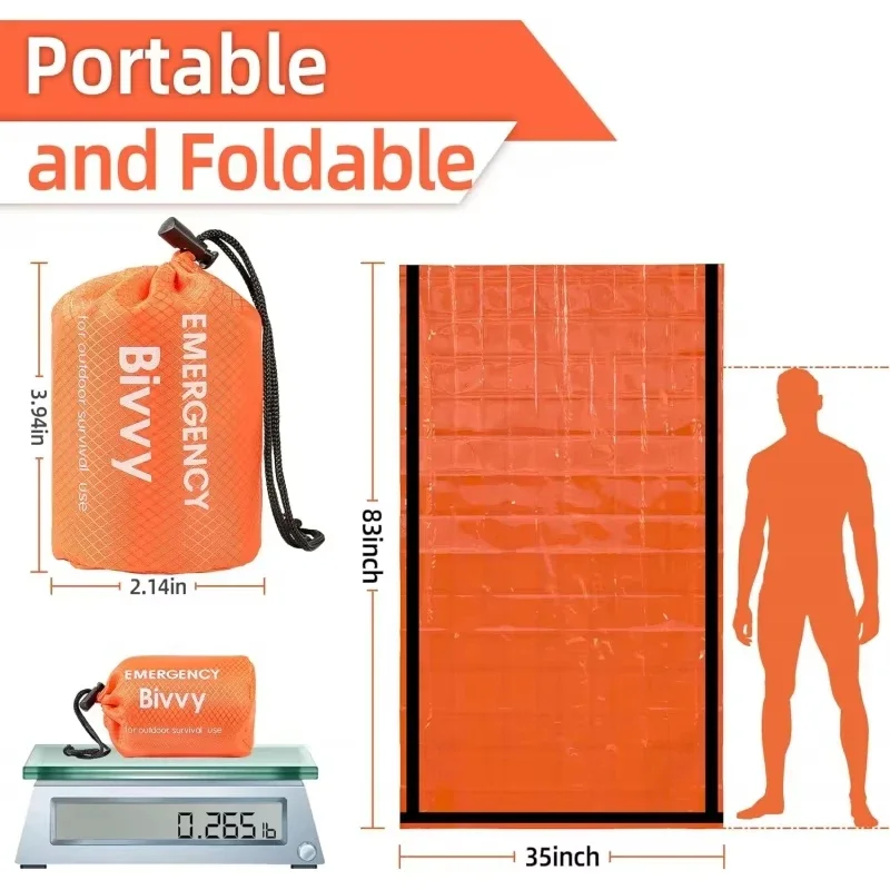 Emergency Sleeping Bag, PE Alu - đánh giá và giá Bivy Bag Emergency